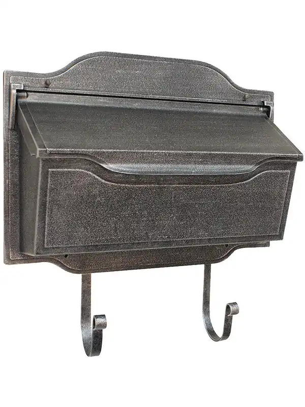 Trending Classic Cast-Aluminum Horizontal Mailbox - Swedish Silver