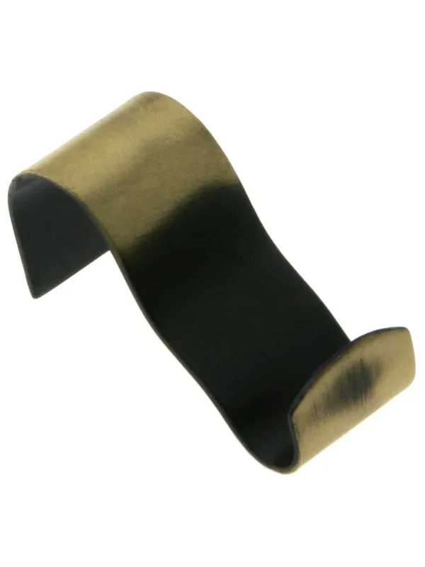 Free Delivery Plain Solid Brass Picture Hanging Hook - Antique Brass