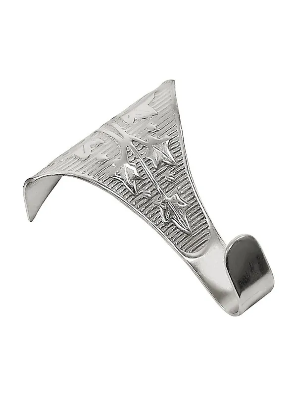 Ivy Pattern Picture Rail Hook - Polished Chrome Save Now
