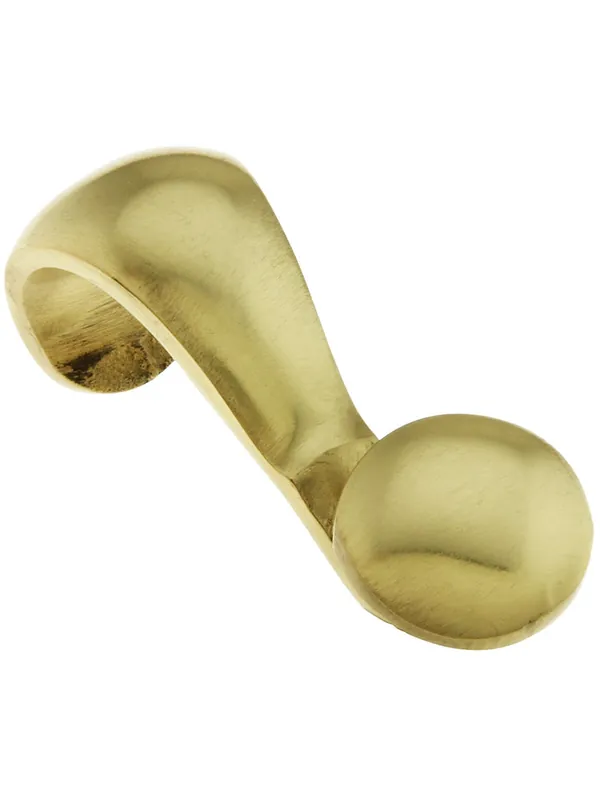 Popular Heavy Duty Picture Rail Hook - Polished Brass