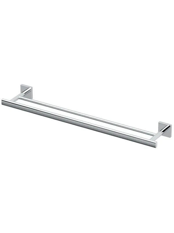 Trusted Brand 24" Elevate Double Towel Bar - Polished Chrome