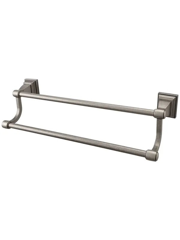 Stratton Double Towel Bar - Antique Pewter - 18" Latest