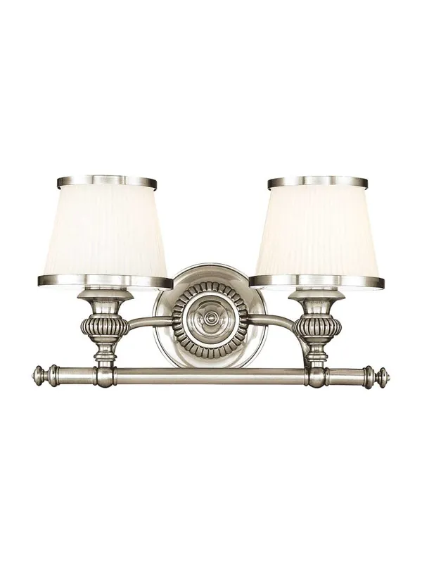 Brand New Milton 2-Light Bath Sconce - Polished Nickel