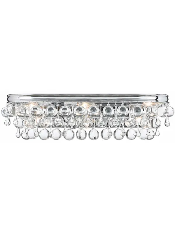 Calypso 6-Light Vanity Bar - Polished Chrome Direct From Factory