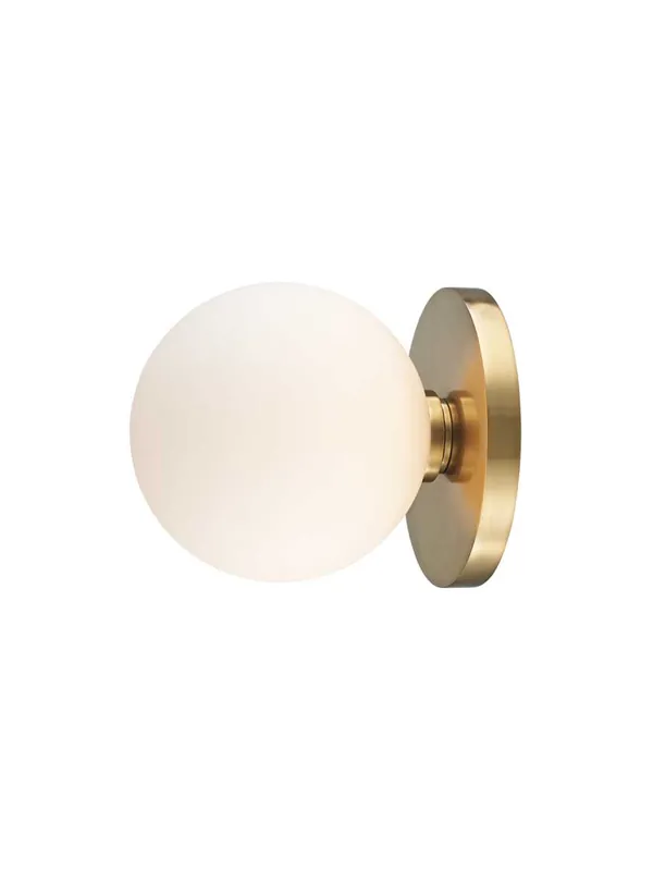 Brand New Baird 1-Light Bath Sconce - Aged Brass