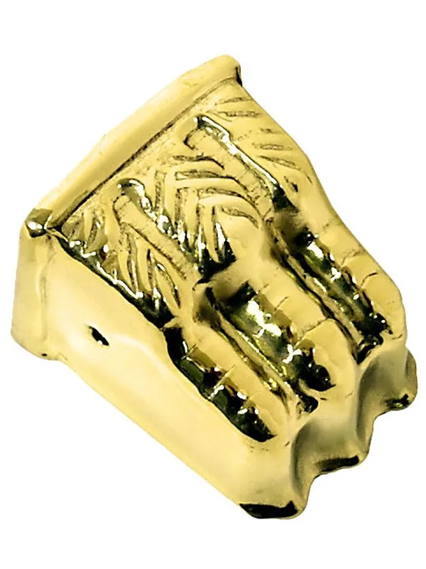Small Brass Clawfoot Toe Cap - Un-Lacquered Brass Weekend Sale