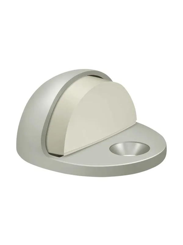 Limited Offer Floor-Mount Dome Door Stop - Satin Nickel