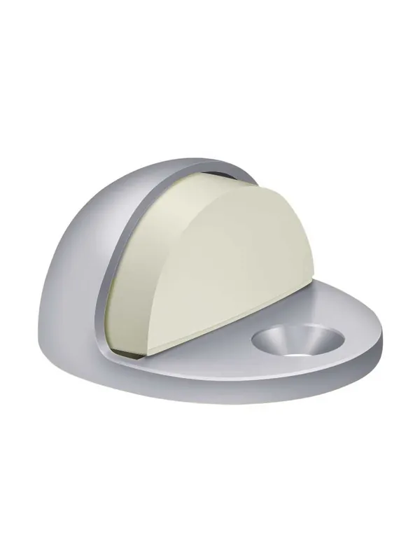 Cheap Floor-Mount Dome Door Stop - Polished Chrome