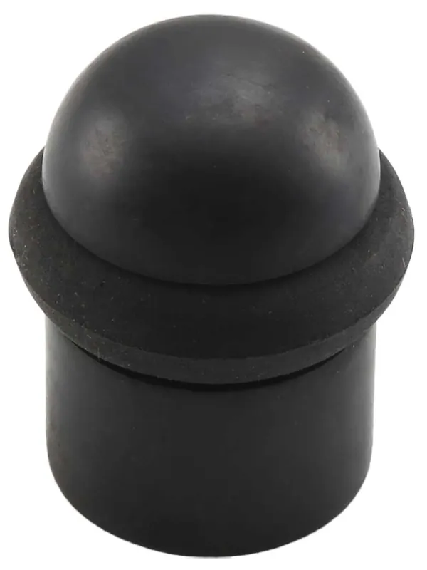 Plain Dome Post Floor-Mount Doorstop - Oil-Rubbed Bronze Genuine