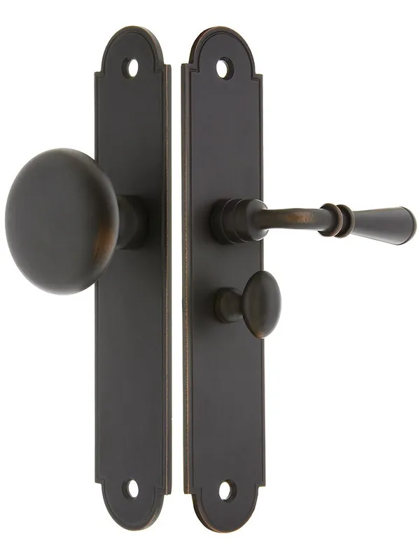 Arch Top Screen Door Lock Set With 1 1/4" Backset - Oil-Rubbed Bronze New Release