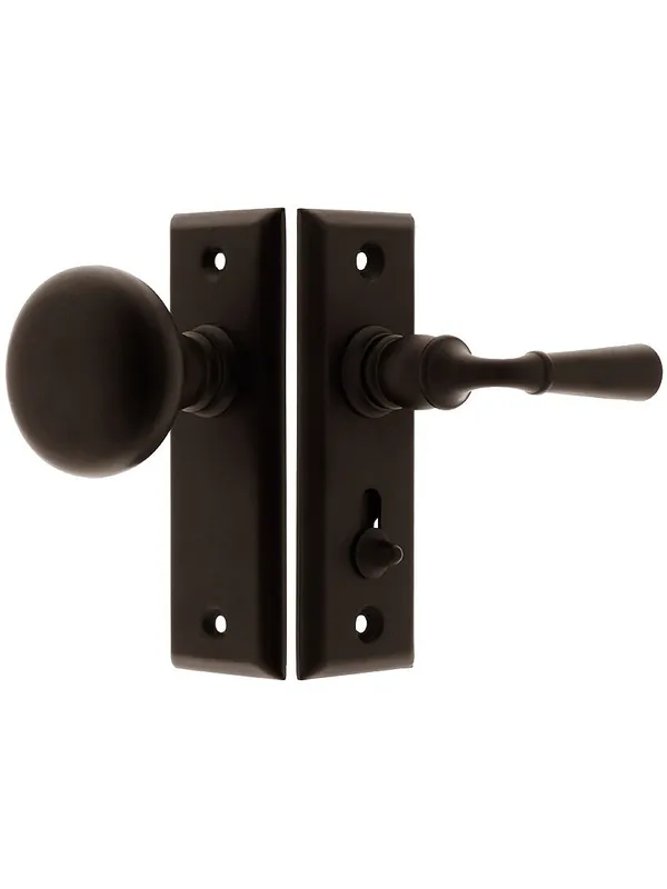 Buy Today New York Tubular Screen Door Set With 1 3/4" Backset - Oil-Rubbed Bronze
