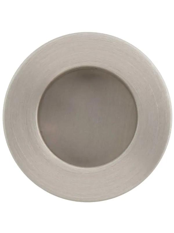 Luxury 1 7/8" Round Flush Pull - Satin Nickel