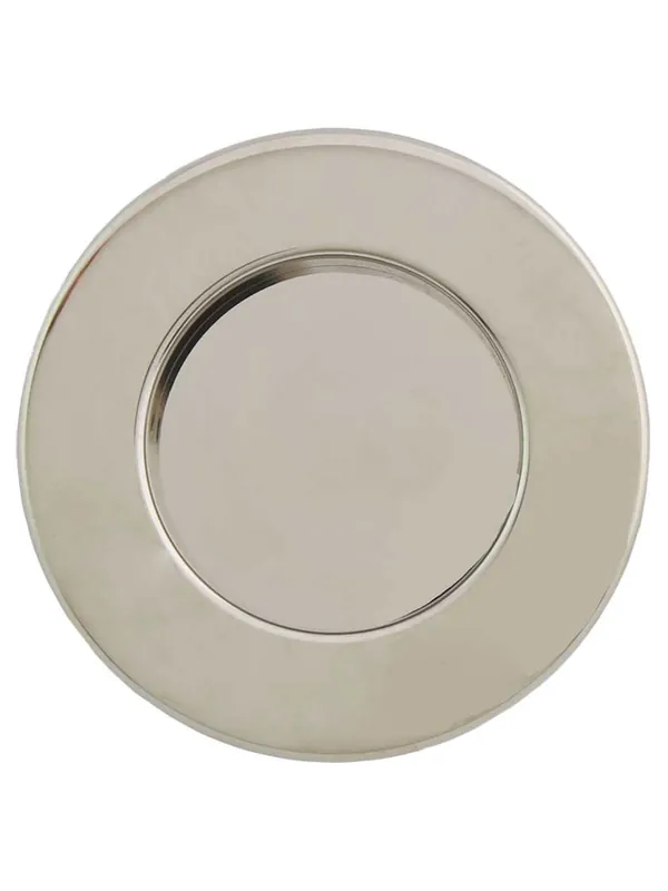 Top Pick 1 7/8" Round Flush Pull - Polished Nickel