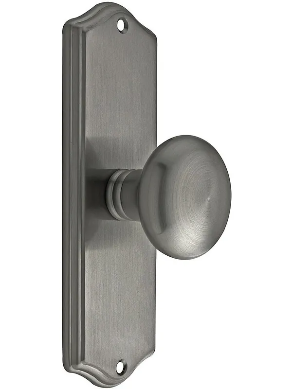 Colonial Revival Door Set With Providence Knobs - Antique Pewter - Passage - 2 3/4 Hot Deal