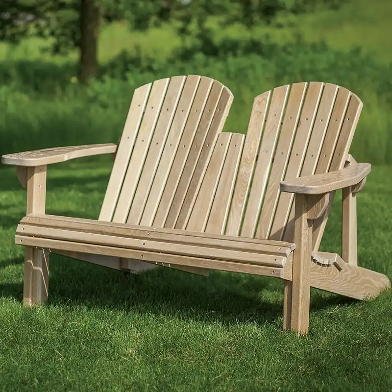 Rockler Adirondack Bench Plan with 1/4'' MDF Templates Instant Buy