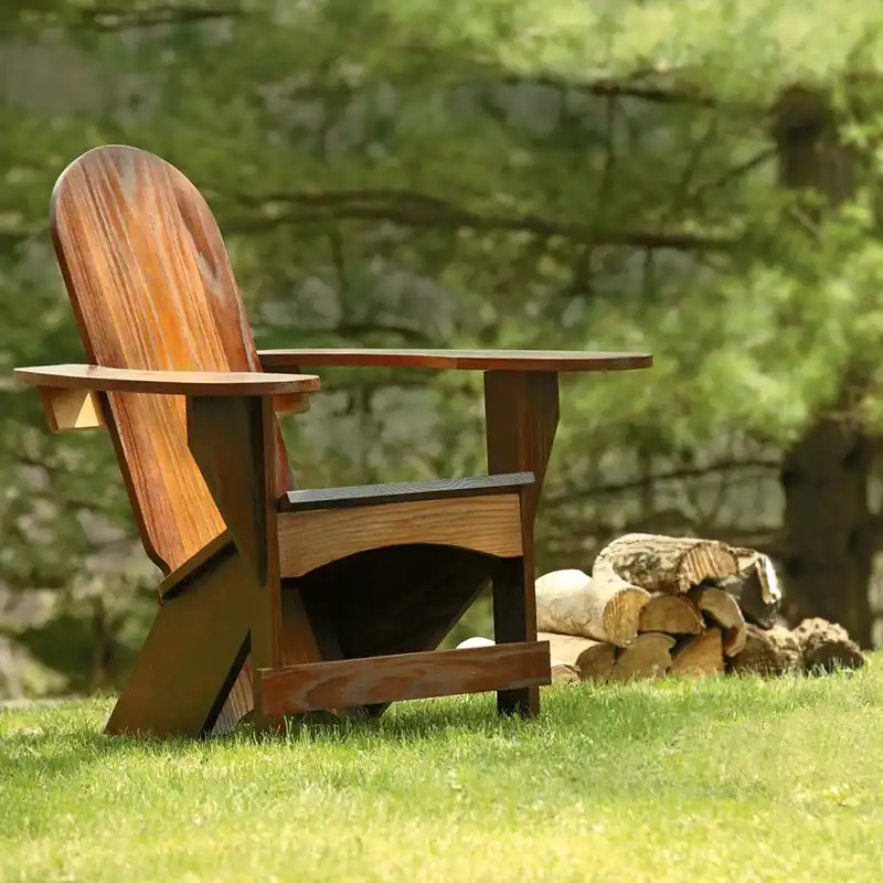 Original Rockler Westport Adirondack Chair Plan with Cardboard Templates