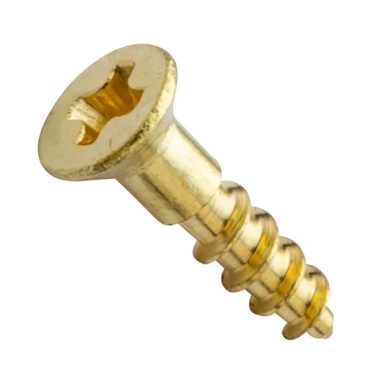 Centerline #2 x 3/8'' Flat Head Phillips Wood Screws, Solid Brass, 50-Pack Best Seller