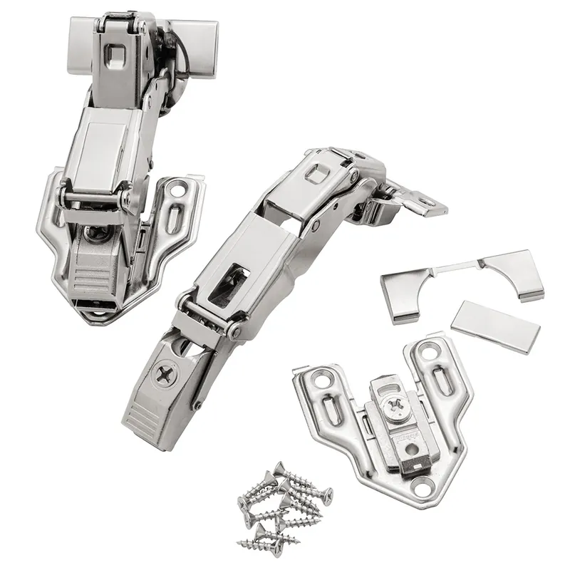 Blum Clip Top BLUMotion 155° Zero Protrusion Hinges, Nickel, Face Frame, 5/8'' Overlay Editor’s Pick