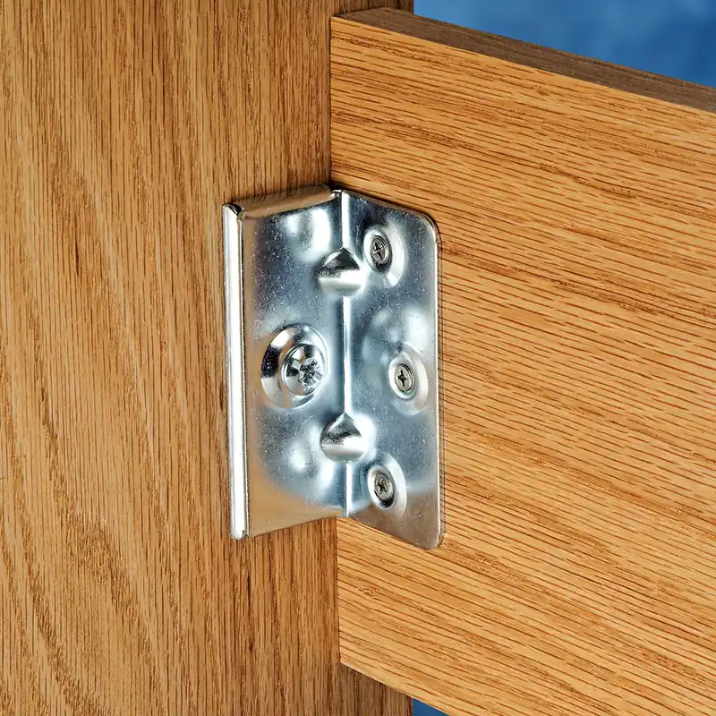 No-Mortise Bed Rail Brackets Handmade