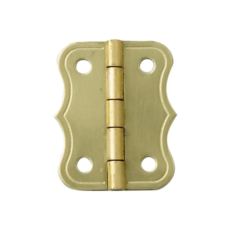 Brass-Plated Large Decorative Small-Box Fastener Hinge 1"L X 13/16"W Exclusive Offer