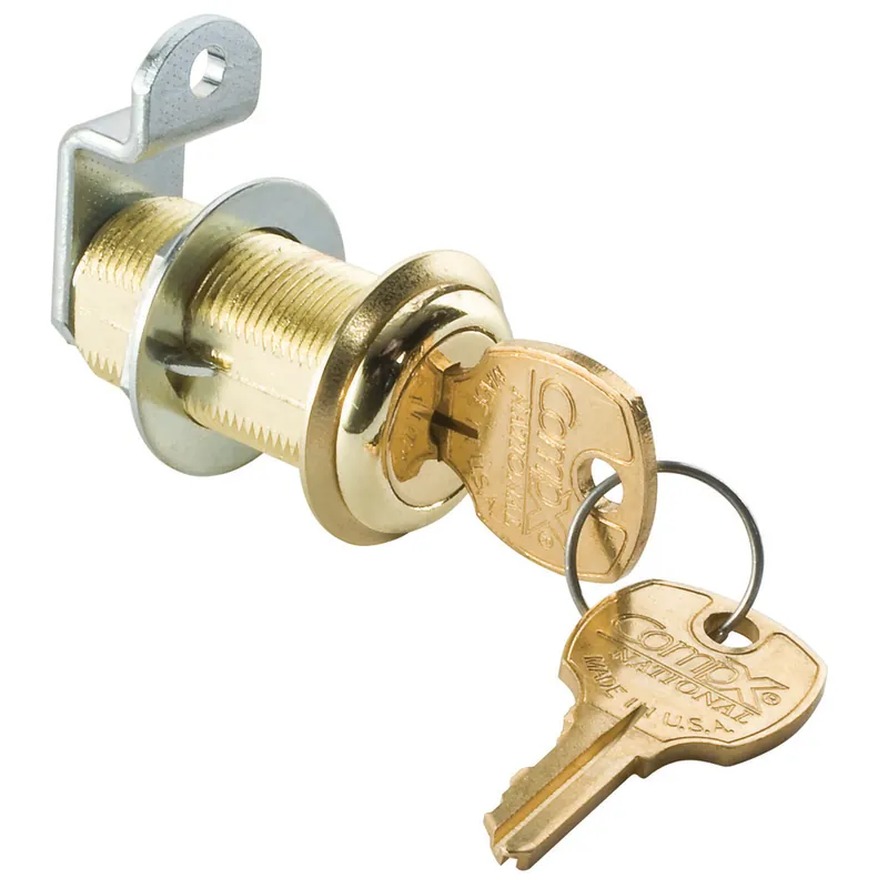 1-3/16" Long Cylinder Lock - Brass, Keyed Alike (Each) New Arrival
