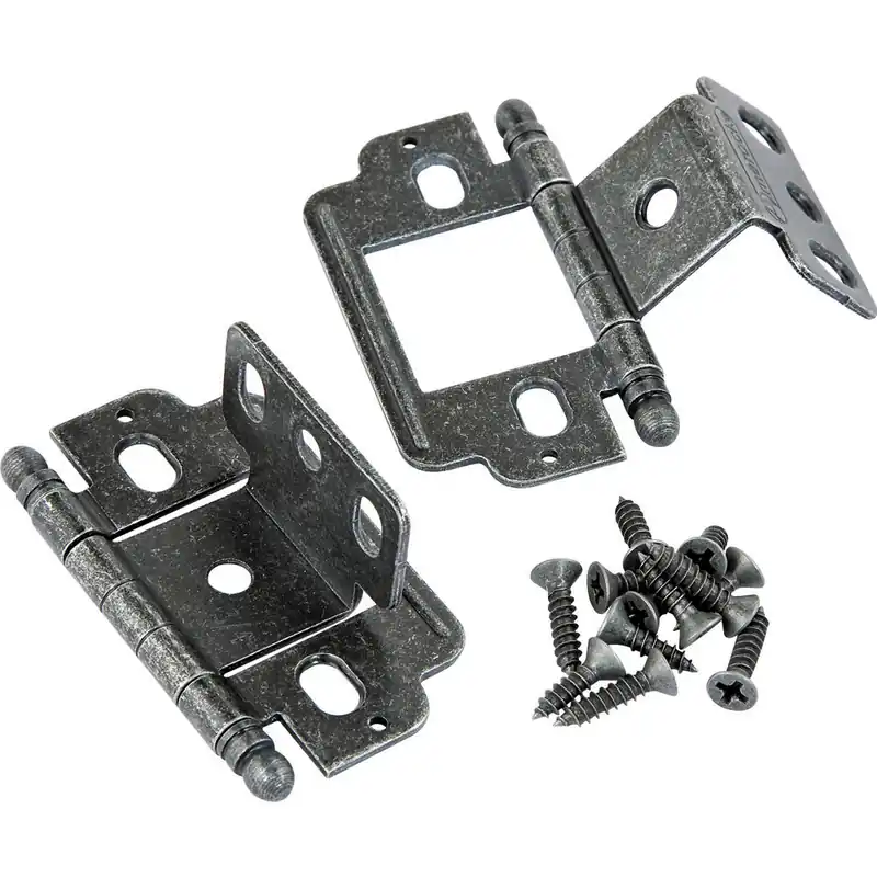 Hot Picks Satin Nickel, Ball Tip, Partial Wrap-Around Hinge