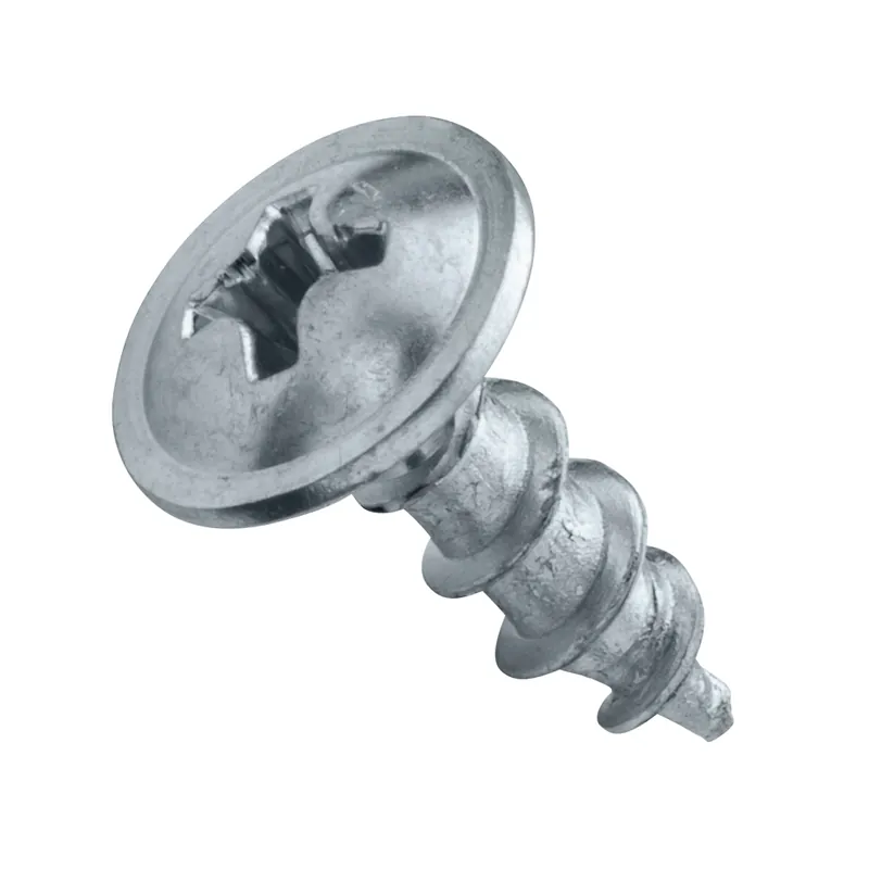 Centerline #8 x 1/2'' Low-Profile Washer Head Screws, Deep Thread, Zinc, 100-Pack Professional Grade