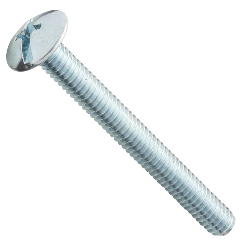Centerline 8-32 x 1-1/2'' Truss Head Slot/Phillips Machine Screws for Pulls and Knobs, Zinc, 50-Pack Bargain