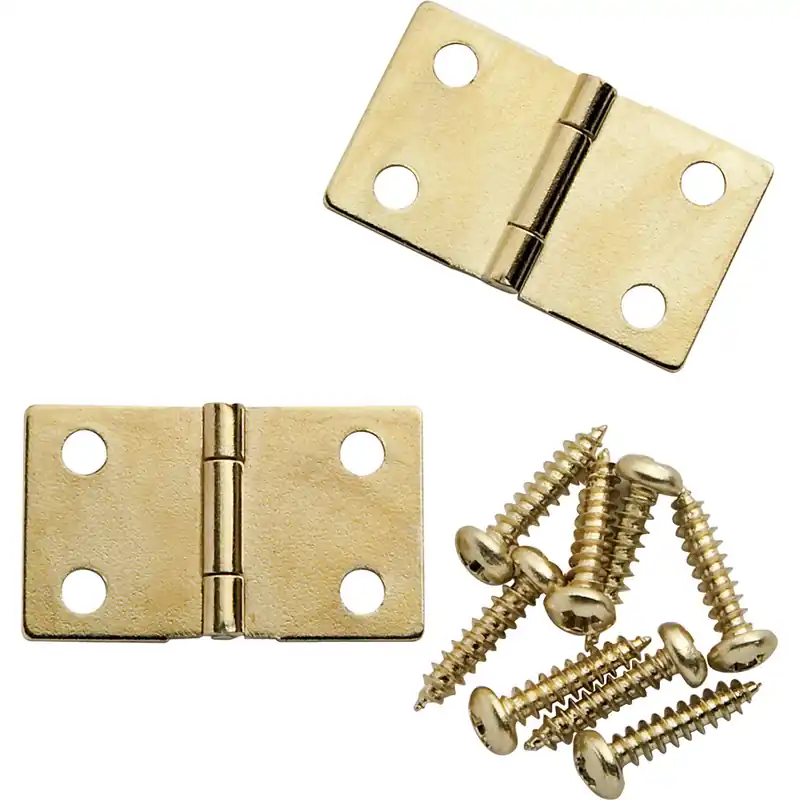 1/2" x 5/8" Butt Hinge, Brass Best Choice