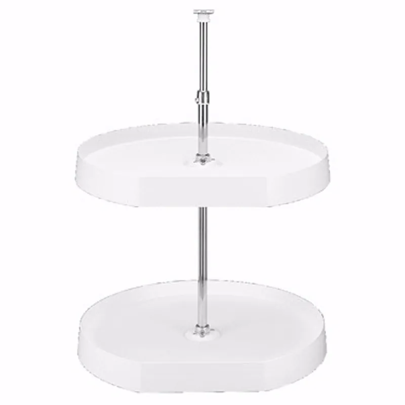 20" D-Shape Dependently Rotating Tray - 3 Shelf Set, Almond (7013-20-15-526) Place Order