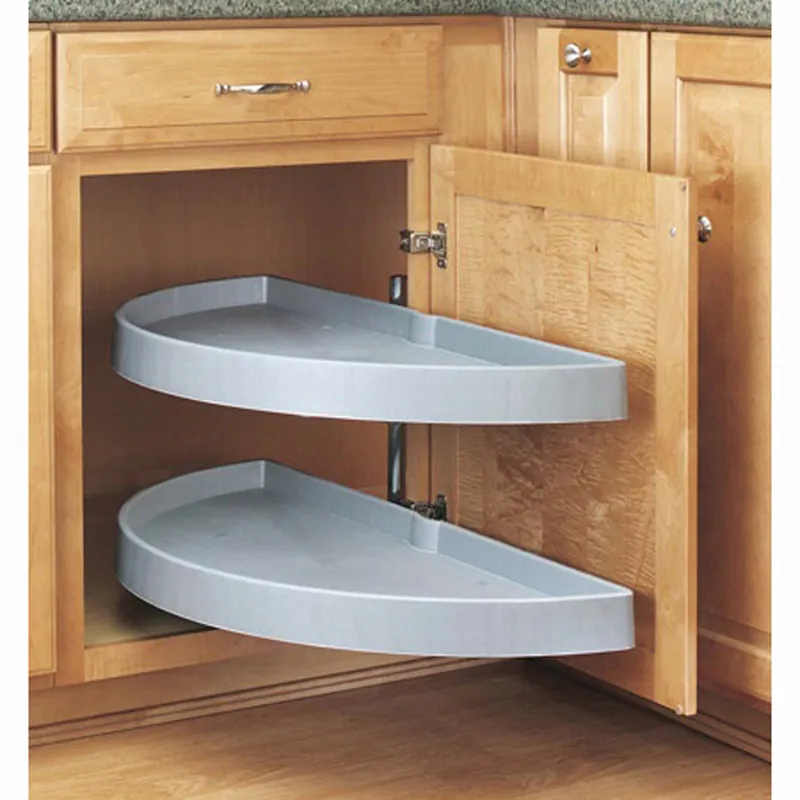 Half-Moon Shelf Set - 2 Shelf Pivot Only, White (6842-31-11-570) Free Delivery