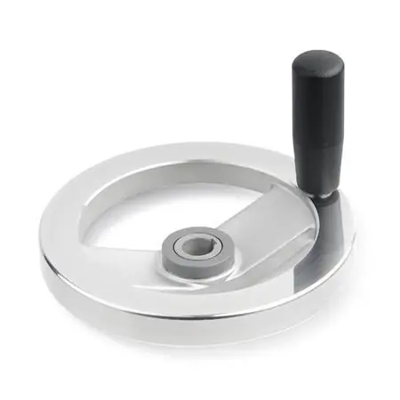 GN 322.4 Two Spoked Safety Clutch Handwheels Aluminum, with Friction Bearing - GN 322.4-125-K12-D-ZI (12KE73/DZI) Reduced Price
