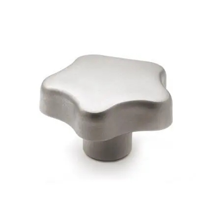 GN 5334 Star Knobs Stainless Steel AISI 304, with Tapped or Plain Blind Bore - GN 5334-40-5/16X18-E Same Day Shipping