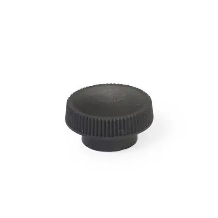 ZB Knurled Nuts Plastic, with Brass Tapped or Plain Blind Bore Insert - ZB-22-B6 Handmade
