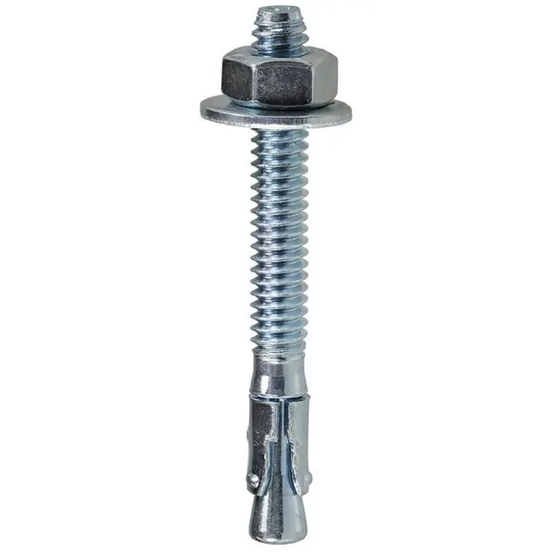 Seasonal Sale Dottie W14214 Zinc Plated Fully Threaded Wedge Anchor 1/4-Inch x 2-1/4-Inch