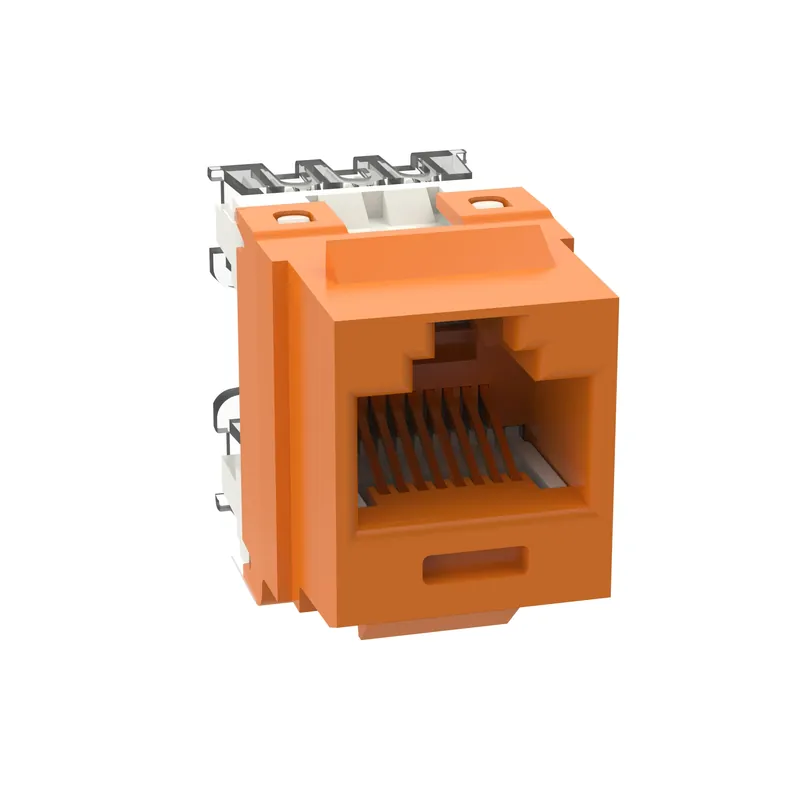 Handmade PAND NK688MOR NK CAT 6 PUNCHDOWN JACK MODULE ORANGE