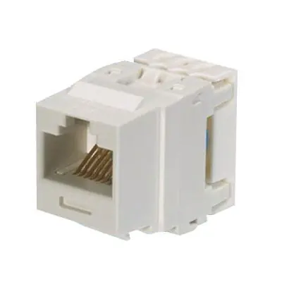Fast Shipping Panduit NK688MWH ABS/Polycarbonate Category 6 UTP Jack Module RJ-45 Modular Keystone White NetKey