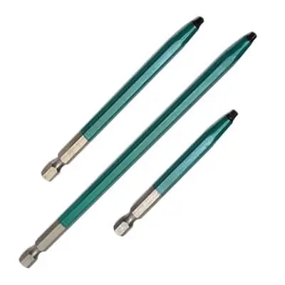Rack-A-Tiers 70160G Screwdriver Bit #1 Square 6-Inch Robertson Hassle-Free Returns