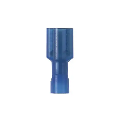 Buy Today Panduit DNF14-187FIB-C Tinned Brass Fully Insulated Female Disconnect 16-14-AWG Blue