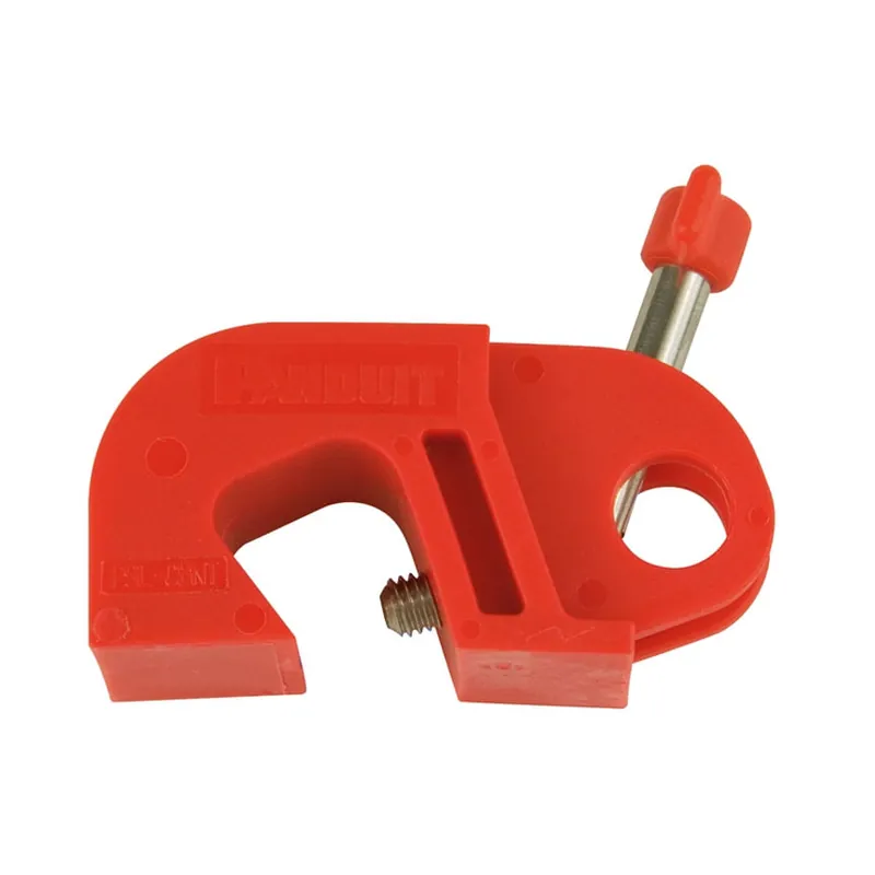 Panduit PSL-CBNT-V Universal No Tool Lockout Nylon Red 120 - 277-Volt 52.07-mm x 19.05-mm x 25.4-mm PowerLOK Hot Picks