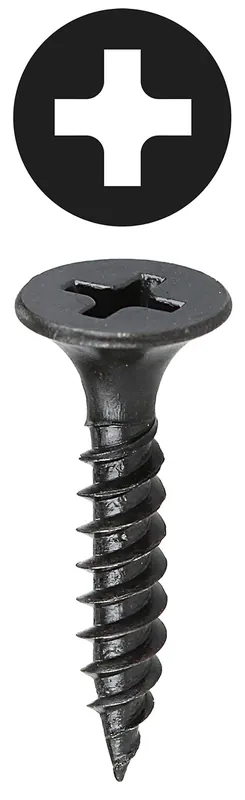 Dottie DWSBX61 Black Oxide Steel Phillips Drive Bugle Head Drywall Screw #6 x 1-Inch Limited Time