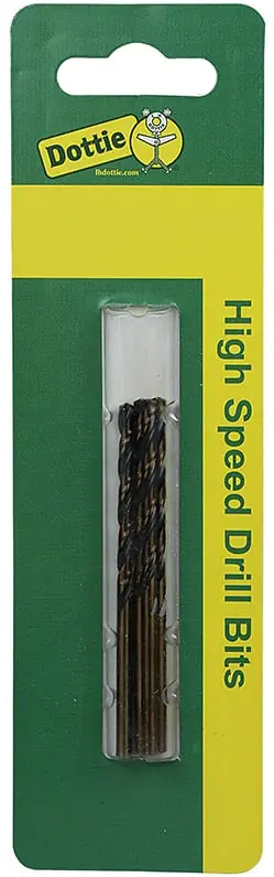 Dottie HS22C Black and Gold Finish High Speed Steel Jobber Length Drill Bit 11/32-Inch x 4-3/4-Inch Seasonal Sale