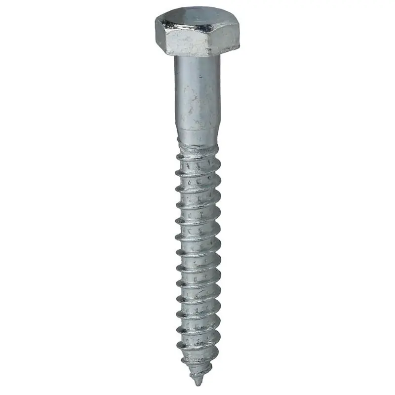 Buy Direct Dottie LAG12112 Zinc Plated Steel Gimlet Point End Lag Screw 1/2-Inch x 1-1/2-Inch