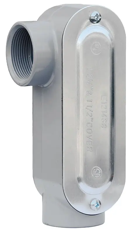 Dottie LR100CG Type LR Die Cast Copper Free Aluminum Conduit Outlet Body With Cover And Gasket 1-Inch Holiday Sale