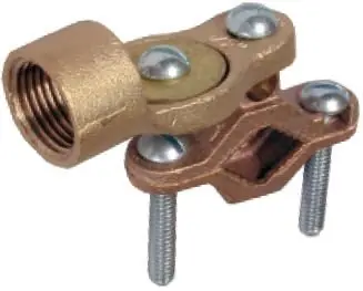 Dottie 272H Bronze Ground Clamp With Hub 1-1/4 - 2-Inch Pipe 10-3/0-AWG Clearance