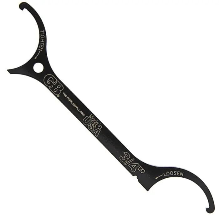 Worldwide Shipping Rack-A-Tiers 79075 Durable Steel Locknut Wrench 3/4-Inch