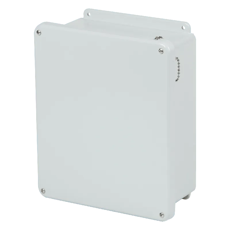 Stahlin J1816W NEMA 1/3R/4X/6P/12 Fiberglass Reinforced Polyester Lift-Off Hinged Cover Enclosure 17.61-Inch x 19.63-Inch x 8.81-Inch Opaque Cover Special Offer