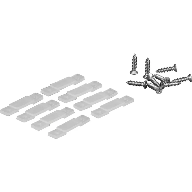 Latest Progress Lighting P700018-000 Mounting Clips/Screw Plastic White For LED Tape Hide-a-Lite