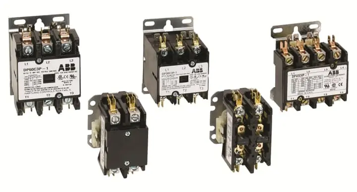 New Arrival Thomas & Betts DP60C3P-1 3-Pole Non-Reversing Definite Purpose Contactor 60-Amp Full Load 75-Amp Resistive 120-Volt AC