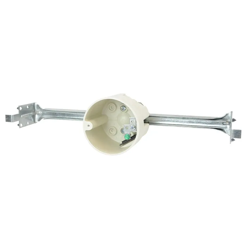 Allied Moulded Products 9335-BHGK Fiberglass Reinforced Polyester New Work Ceiling Fixture Support Box 3-1/2-Inch x 2-15/16-Inch FiberglassBox™ Next Day Delivery